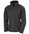 RS900F R900F Result Recycled Ladies Three Layer Printable Soft Shell Jacket Black colour image